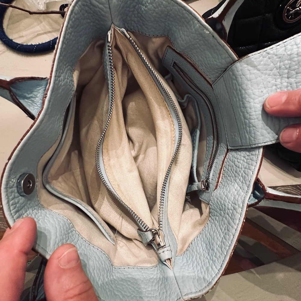 Michael Kors Light Blue Hand Bag - Picture 6 of 13